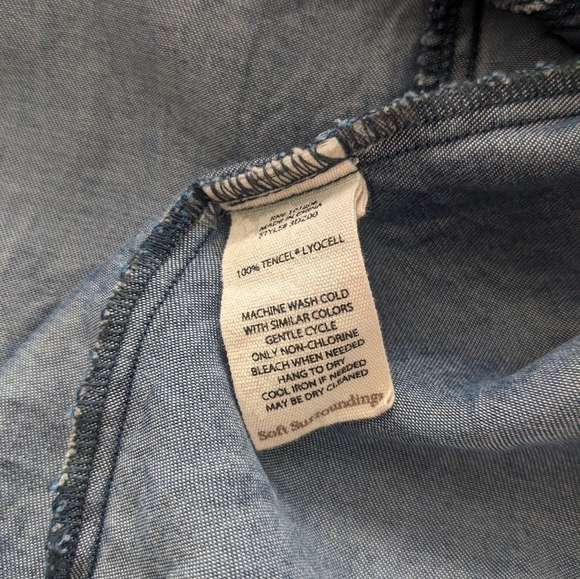 Soft Surroundings tencel jean top - Picture 5 of 5